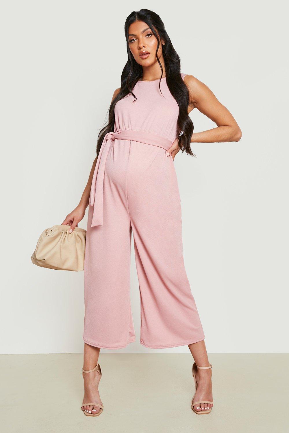 Boohoo best sale maternity jumpsuit